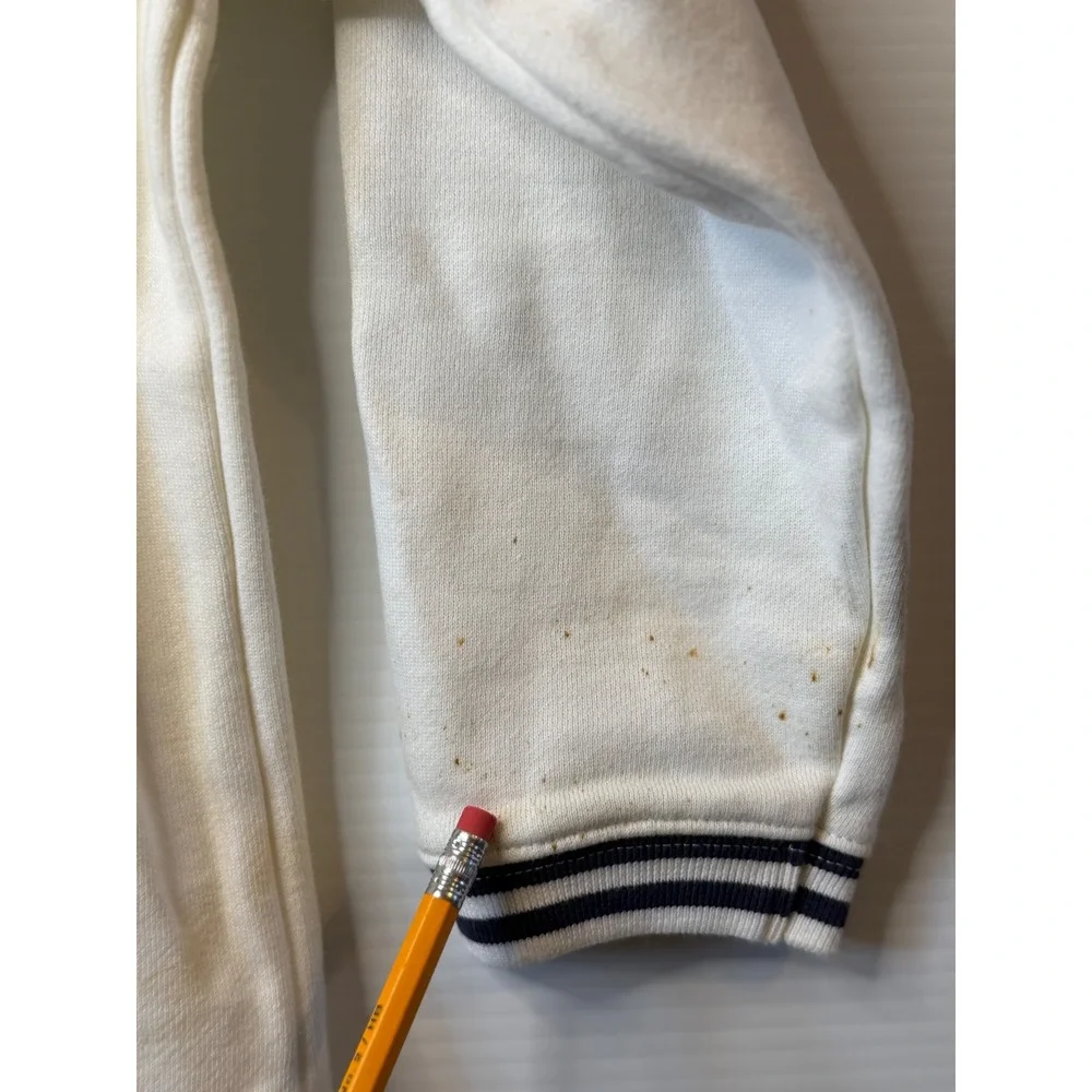 VTG Disney World‎ Minnie Mouse Youth Small 6/8 White Cheer Collegiate Sweatshirt